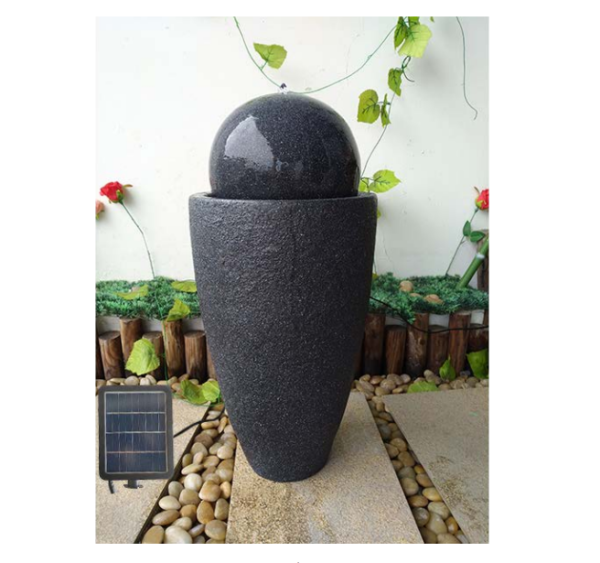 Solar Powered Outdoor Fountains with Solar Panel Kit Water Fountain for Pond Patio Garden