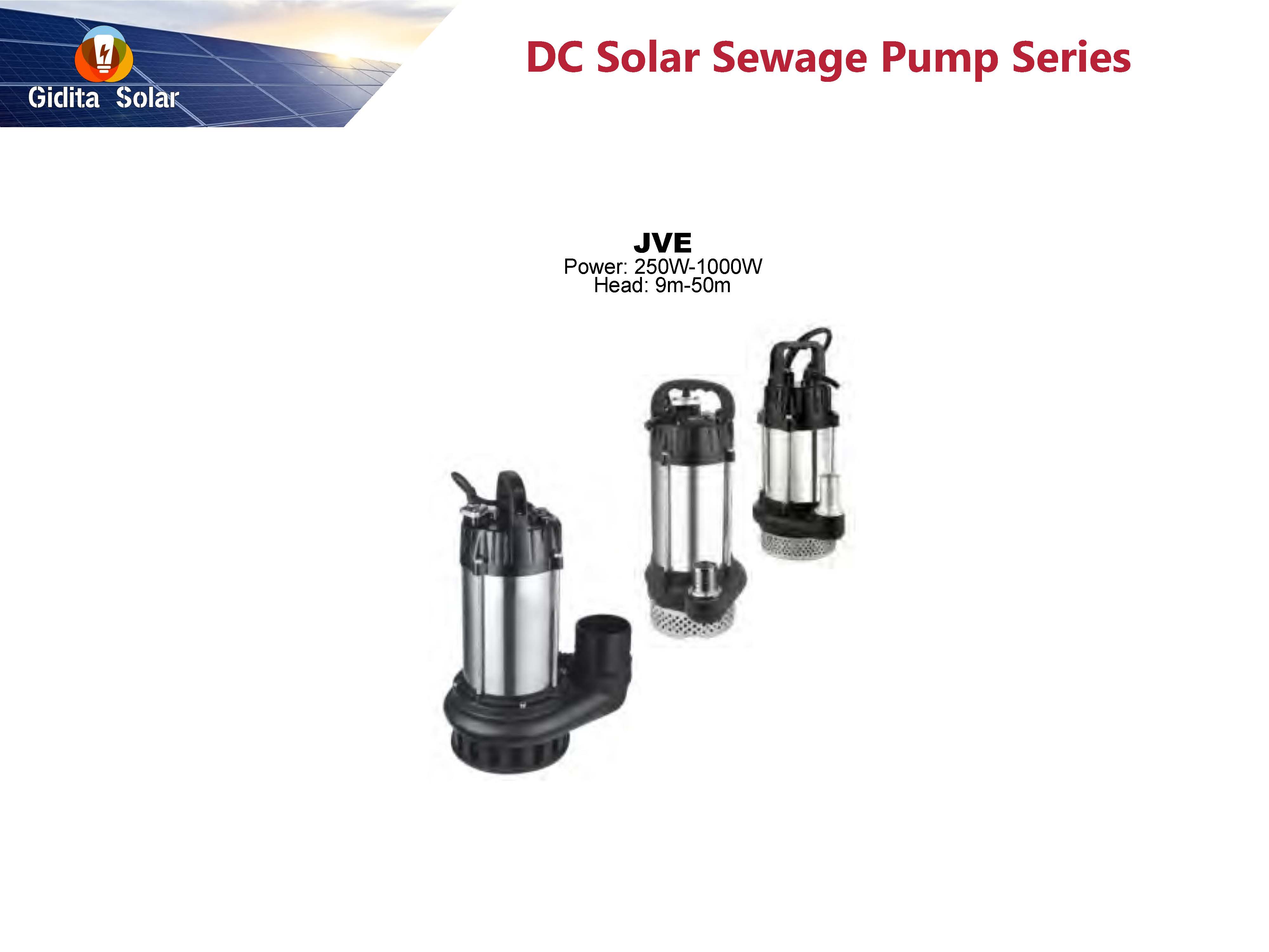 Solar Sewage Pump System (DC)