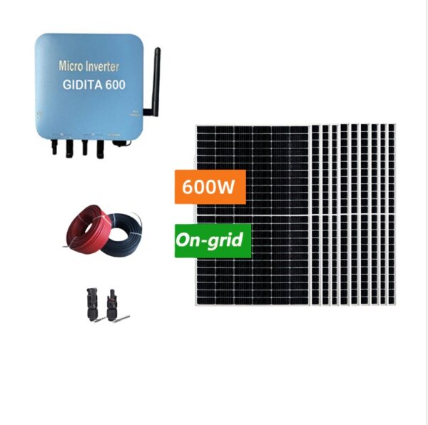 On-grid Solar System 600W with Microinverter