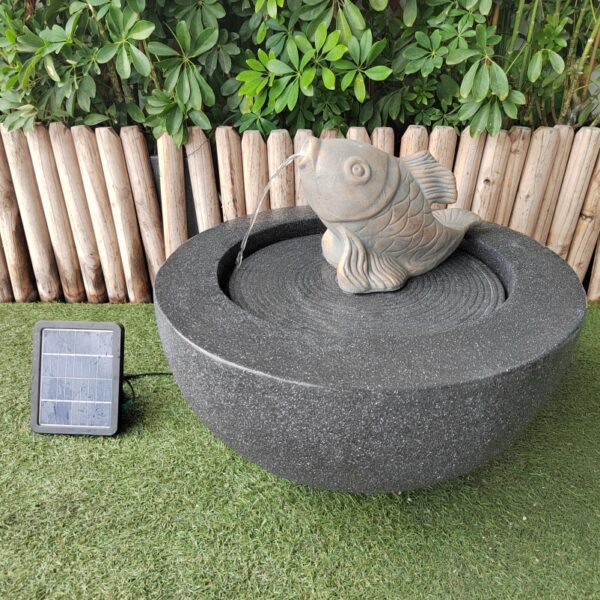 Water Fountain with LED Lights Water Pumps Waterfalls for Garden Patio Outdoor Solar Powered - Image 3