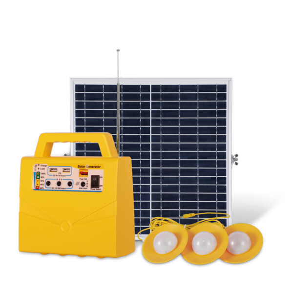 Portable Solar Generator Solar lights with Power Station Solar Panel DC Output for Outdoor Camping Emergency Power Supply