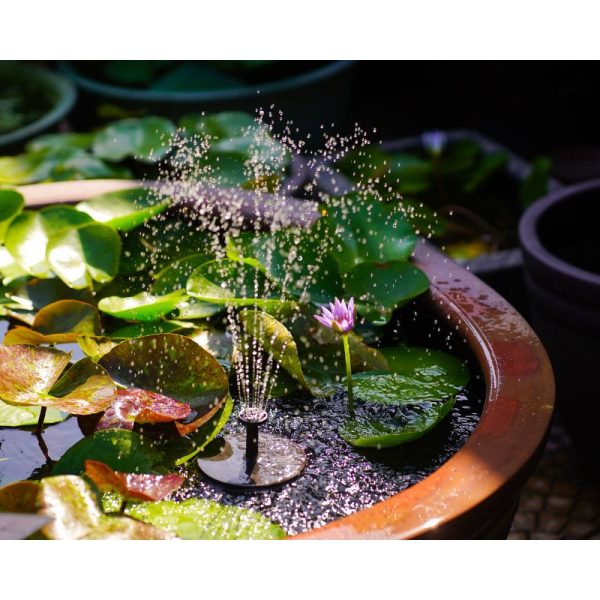 floating solar fountain