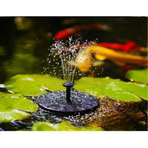 Solar floating fountain