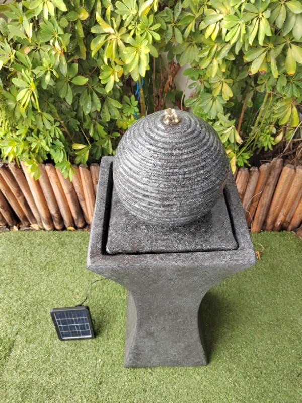 Solar Water Fountain With  Aesthetic Design - Image 3