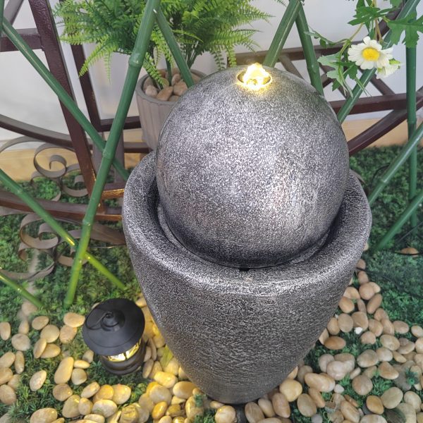 Top Ball Solar Water Fountain with Transformer - Image 2