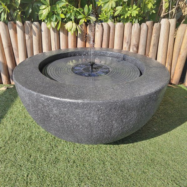 Solar Water Fountain Round Delight Design Equipped with Anti-seizure Protection - Image 2