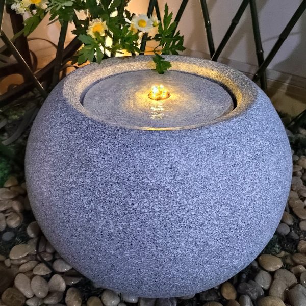 Solar Water Fountain with 4-Large-Beads LED Light - Image 2