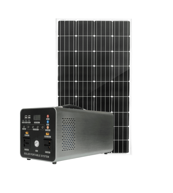 Best Price 1500W Portable Solar Energy System Lithium Battery Backup Power Supply for Home Camping Travel With Solar Panel.