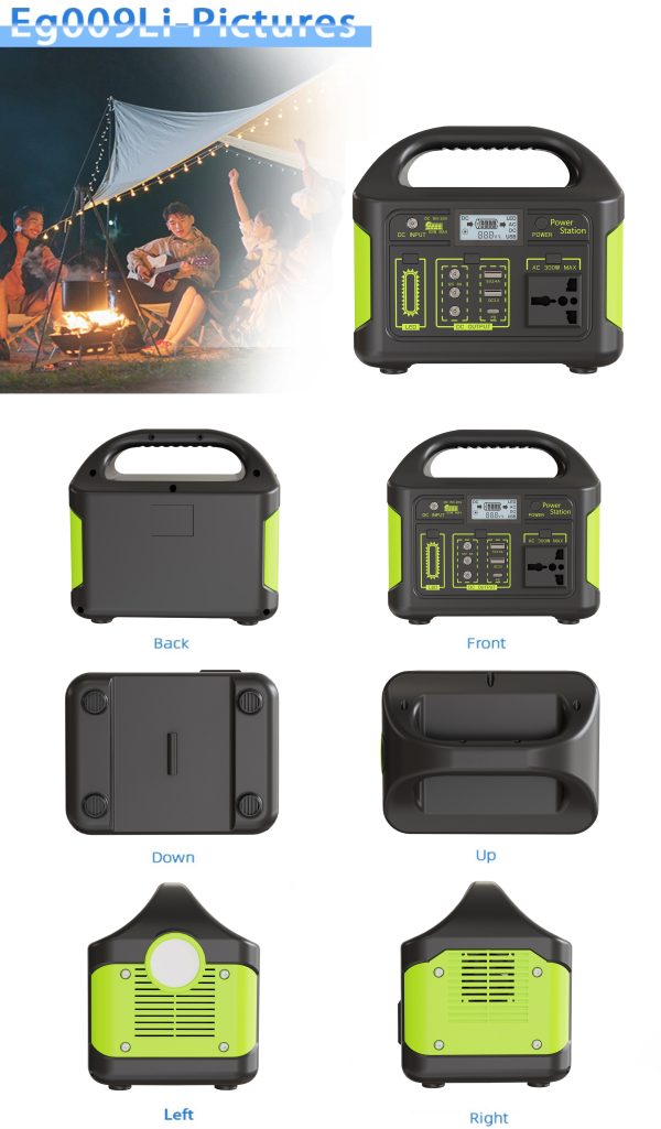 300W Solar Power Station 204.8Wh, Modified Sine Wave Inverter, Portable for Camping/Emergency, Solar Charging (DC/USB) - Image 3