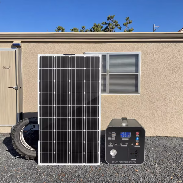 500W Portable Solar Generator Lithium Battery Power Station AC/DC for Camping Outdoor Emergency Backup. - Image 3