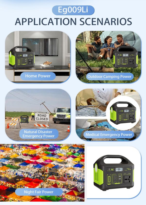 300W Solar Power Station 204.8Wh, Modified Sine Wave Inverter, Portable for Camping/Emergency, Solar Charging (DC/USB) - Image 7