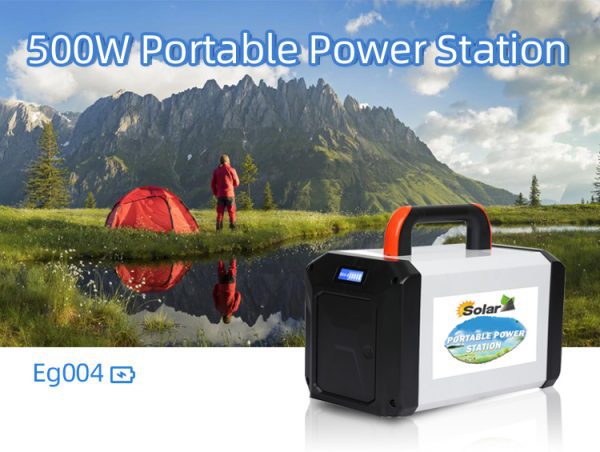 500W Solar Power Station 12V 50AH Portable Solar Generator with Solar Charger, Car Jump Starter, 2 LED Lights for Home Camping. - Image 2