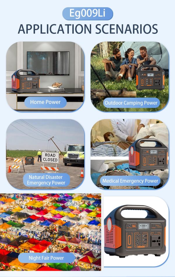 300W Portable Solar Power Station | 256Wh LiFePO4 Battery with AC Charging & Solar Panel Compatibility. - Image 3